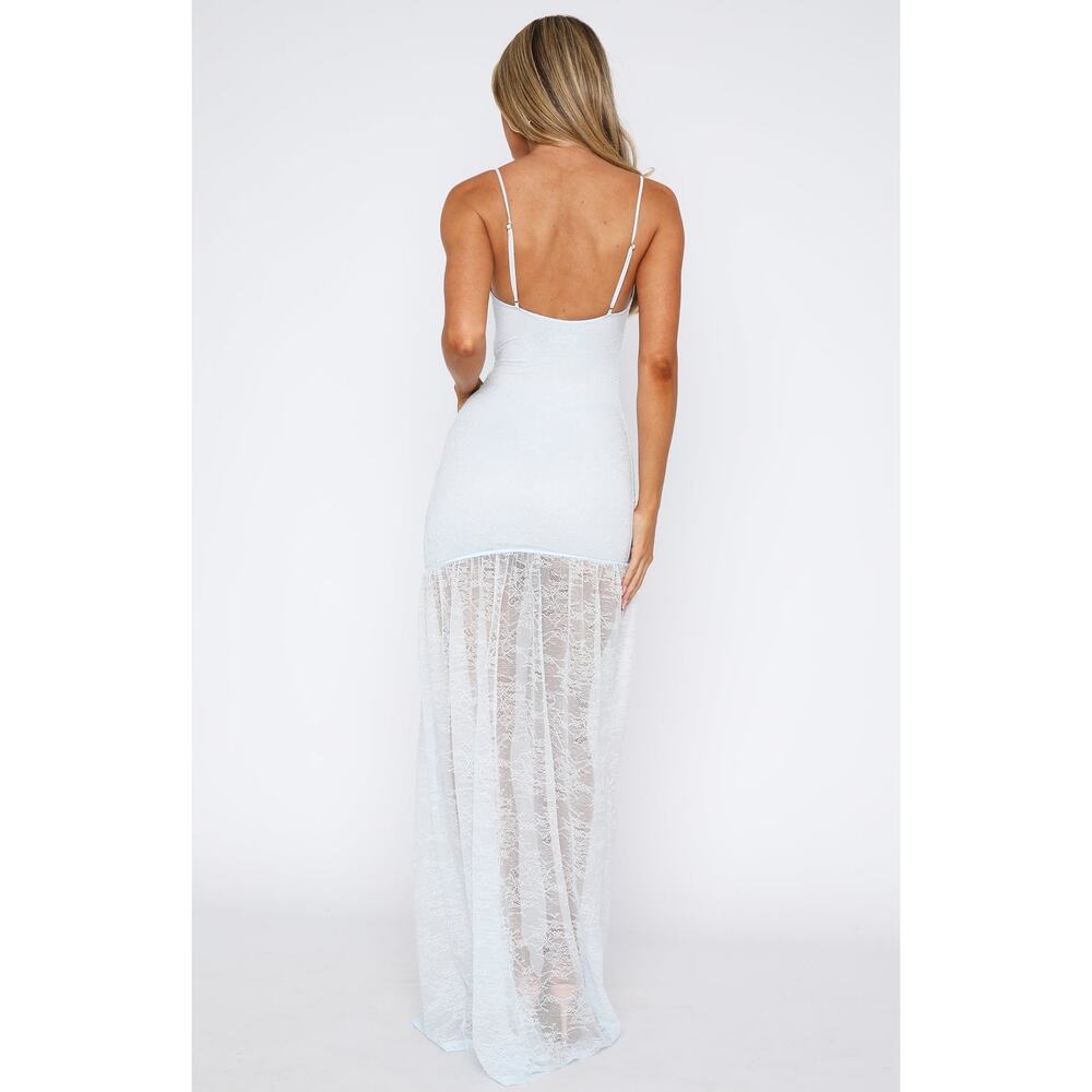 White Fox The Only One Maxi Dress Blue - Picture 2 of 7